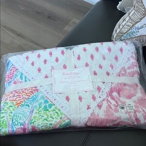 Lilly Pulitzer by Pottery Barn Vibrant Patchwork Quilt for crib or toddler bed